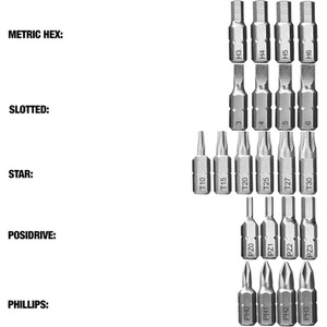 18V Cordless Drill and 89pc Screwdriver Set - Grey by Terratek