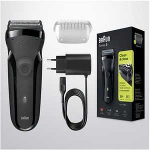 Braun Series 3 300 Electric Shaver, Razor for Men - Black by Braun