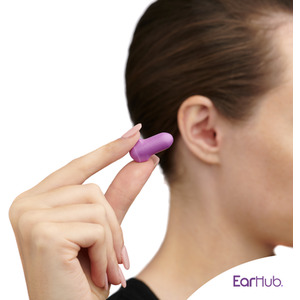 EarHub Sleepwell Soft Foam Earplugs 10 Pairs - Purple by EarHub