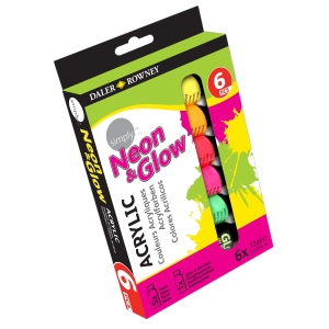 Daler-Rowney Simply Acrylic Neon Set by Daler-Rowney