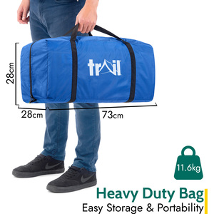 Braddon 5 Man Tunnel Tent - Blue by Trail