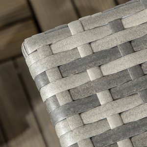 Outsunny All Hand Woven PE Rattan Outdoor Coffee Table - Grey by Outsunny