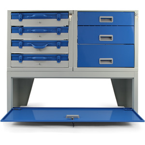 Storm Metal Van Racking - Blue by Monster Racking