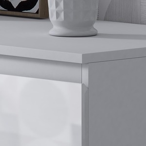Gloss White Chest Of Drawers - White / 8 by FWStyle