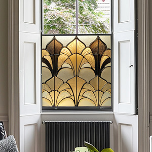 Alba Stained Glass Privacy Window Film by Creative Printing Solutions
