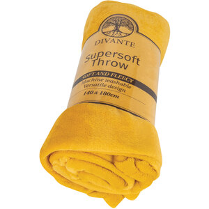 Supersoft Throw - Yellow / Large by Divante