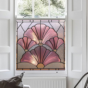 Afragola Art Deco Stained Glass Window Film by Creative Printing Solutions