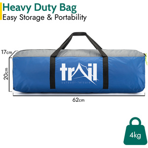 Bracken 4 Person Tent - Blue by Trail