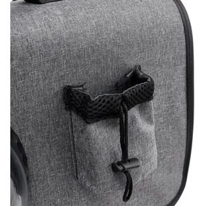 Pet Carrier Shoulder Bag in Oxford - Grey by Livingandhome