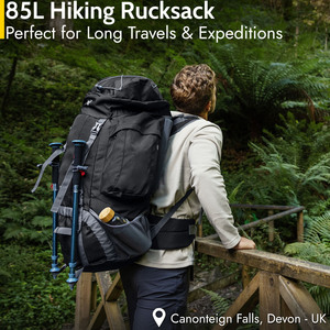 Tatra Hiking Backpack - Black / 80cm by Trail