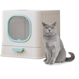 Kidkid Folding Enclosed Cat Litter Box with Scoop by Kidkid