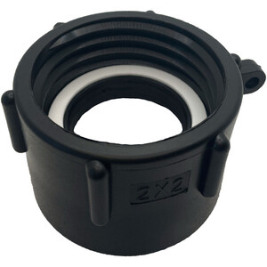 IBC S60x6 (2 inch) Female to (2 inch) BSP Female - Black / 0.08kg by DNA PACKAGING LTD
