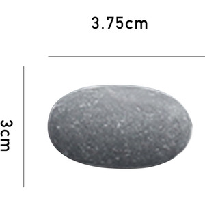 Basalt Stone Set for Massage - Grey / 8kg by Livingandhome