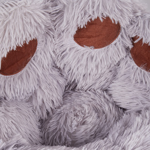 Cozy Bear Paw-Shaped Plush Dog Bed Cat Bed by Livingandhome