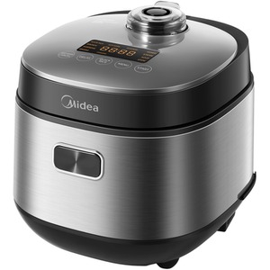 Midea Multifunctional Rice Cooker with Non-Stick Inner Pot - Silver by Midea