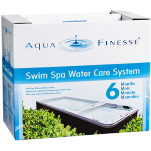 AquaFinesse Swim Spa Box with Chlorine Tablets - white by AquaFinesse