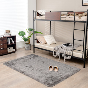 Costway 180 x 120cm Modern Soft Shag Rug-Grey - Grey by Costway