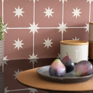 Quadrostyle Starry Night Terracotta Wall Tile and Furniture Vinyl Stickers - Terracotta / 15cm by Quadrostyle