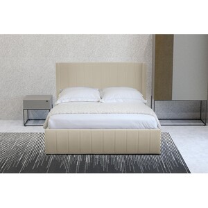 Olivia Ottoman Bed - Cream / King