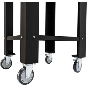 Free Standing Extra Large Pizza Oven with Prep Stations - Black by Fresh Grills