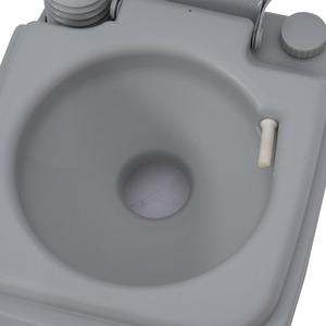 Outsunny Mobile Camping Toilet - Grey by Outsunny