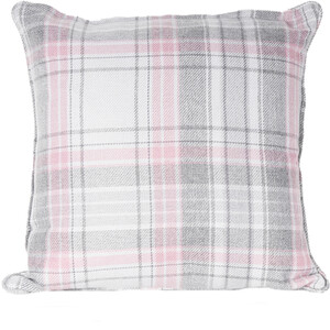 Hatfield Check Cushion - Grey by Divante