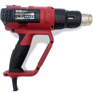 Lumberjack Heavy Duty Digital Heat Gun 2000W with Over Heating Protection - Red by Lumberjack