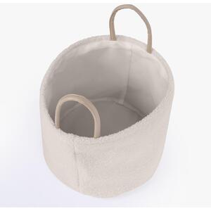 Boucle Storage Basket - Cream by OHS