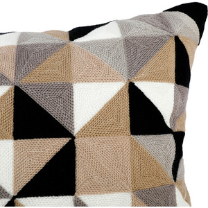 Austin Geo Cushion - Monochrome