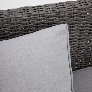 Segrada U-Shaped Garden Furniture - Dark Grey / 8 / Fire Pit Table by GRS