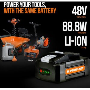 SuperHandy Lithium-Ion Rechargeable Battery GBTS014 - Black by Superhandy