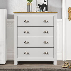 Lexington Four Drawer Chest - White
