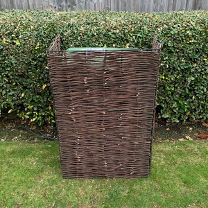 Willow Wheelie Bin Screen - Brown / Single by Selections