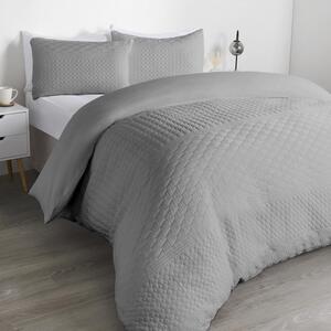 Pinsonic Tribal Duvet Cover Set - Grey / Double by OHS