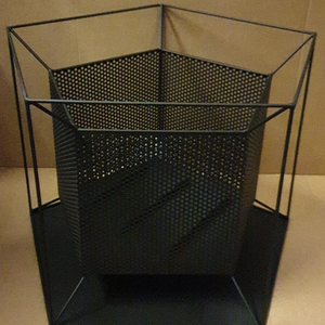 Fire Pit Steel Chiminea Log BBQ - Black