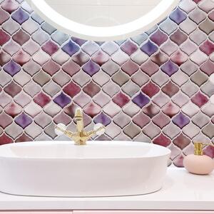 Walplus 3D Glossy Tile Stickers by WALPLUS