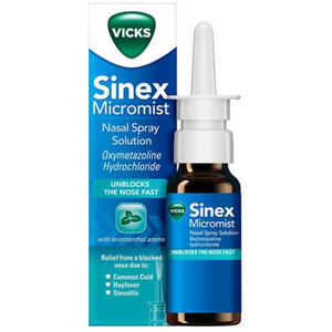 Vicks Sinex Micromist Nasal Spray 15ml by Vicks