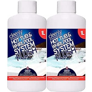 Hot Tub Jacuzzi Spa Pool Whirlpool System Flush - White / 2l by Cleenly
