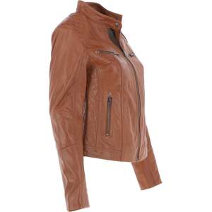 Donna Milano Real Leather Biker Style Jacket by Ashwood Leather