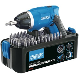 Draper Storm Force Cordless Li-on Screwdriver Kit 3.6V by Draper