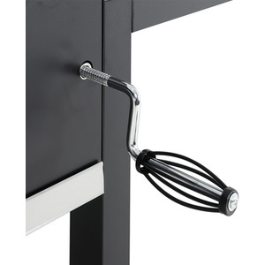 Mobile BBQ Cooker with Side Shelves - Black by Kidkid