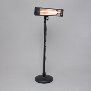 Wall Mount Outdoor Radiant Patio Heater - Black by Litecraft