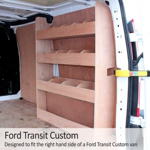 Monster Racking Ford Transit Custom SWB Van Rack - Brown by Monster Racking