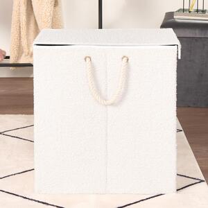 Boucle Laundry Basket - Cream by OHS