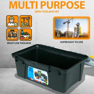 3 Piece Tool Box Set - Black