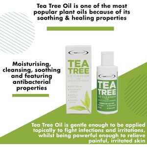 Tea Tree Eyelid Cleanser 100ml - White by The Eye Doctor