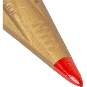 Steel Wood Splitting Wedge - 1.8kg - Gold - Gold by Harbour Housewares