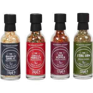 Pack of 4 Pizza Spice Blends and Seasonings - Red