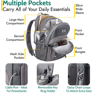 Aspen 30L Camping Backpack - Grey by Trail