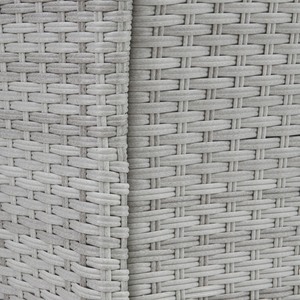 Rattan Garden Furniture Set Lucerne Two Sets Of Cushion Covers by tectake